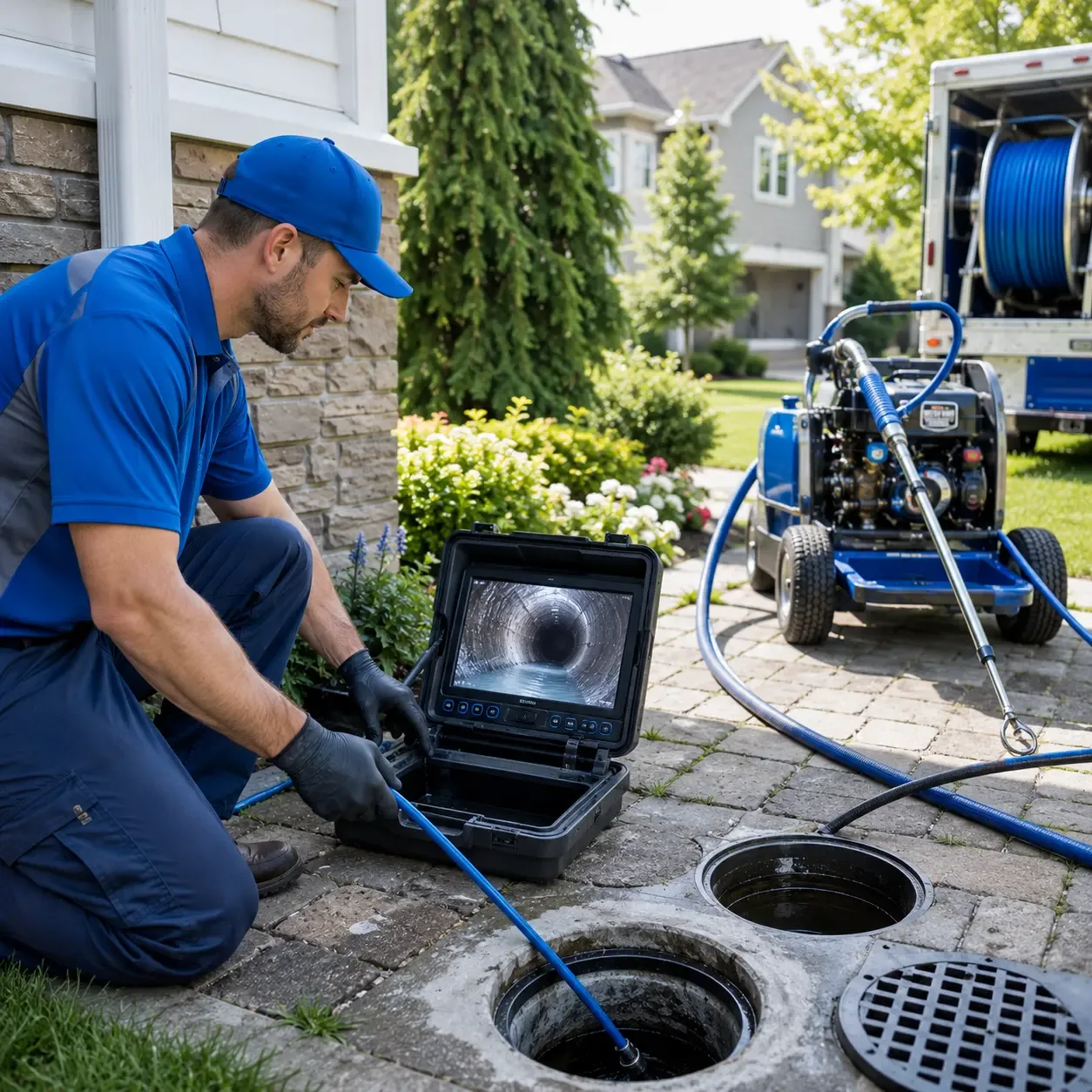 Outdoor drain cleaning professionals serving Ambridge, PA